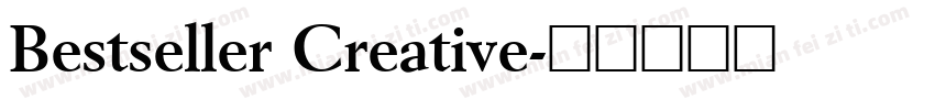 Bestseller Creative字体转换
